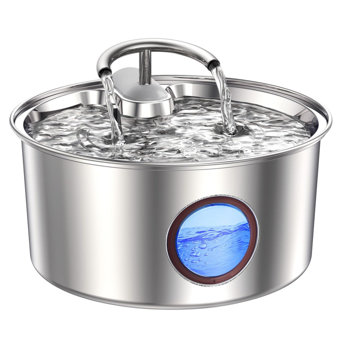 Quiet Stainless Steel Cat Water Fountain