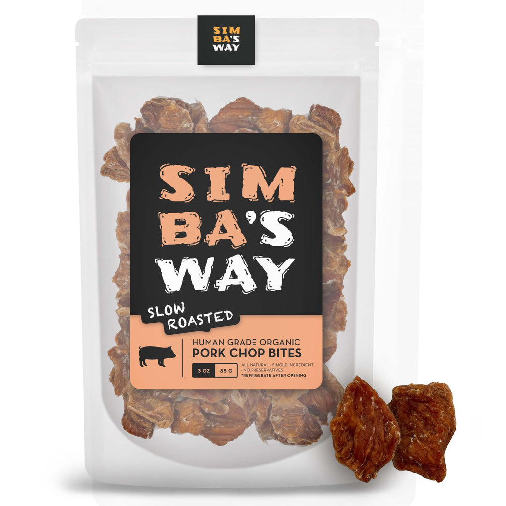 Simba's Way Slow-Roasted Pork Chop Bites Dog & Cat Treats