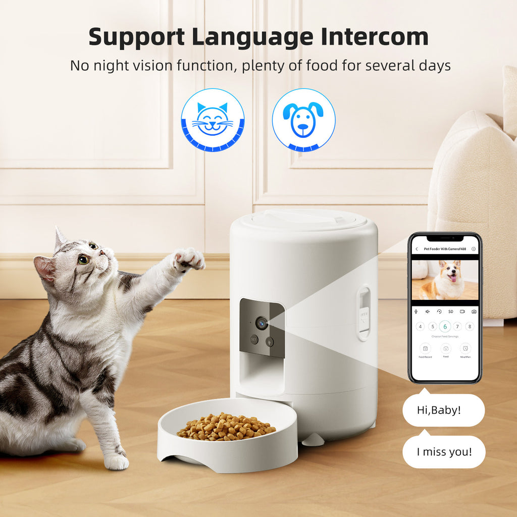 Smart Pet Feeder, WiFi Automatic Food Dispenser – view 3