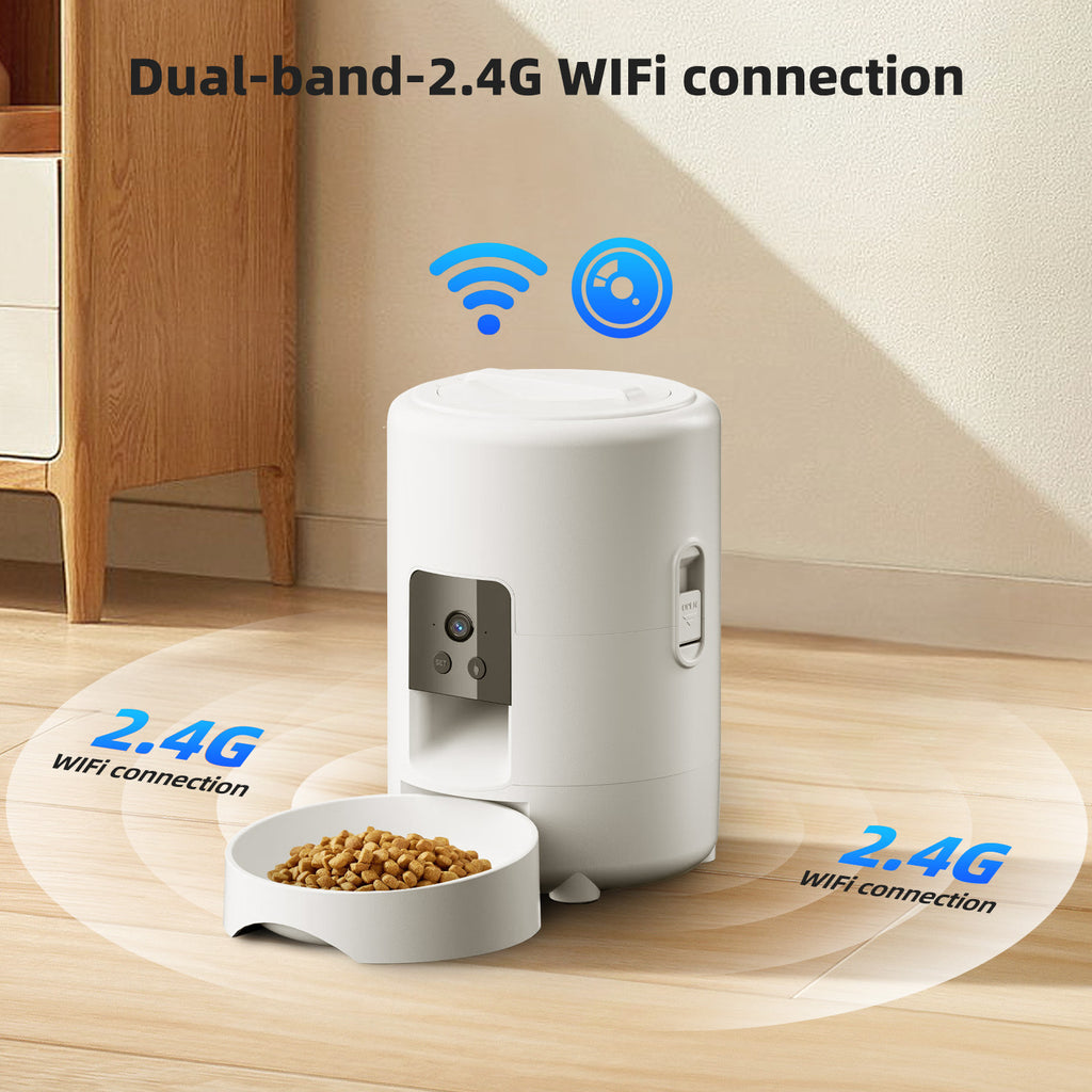 Smart Pet Feeder, WiFi Automatic Food Dispenser – view 2