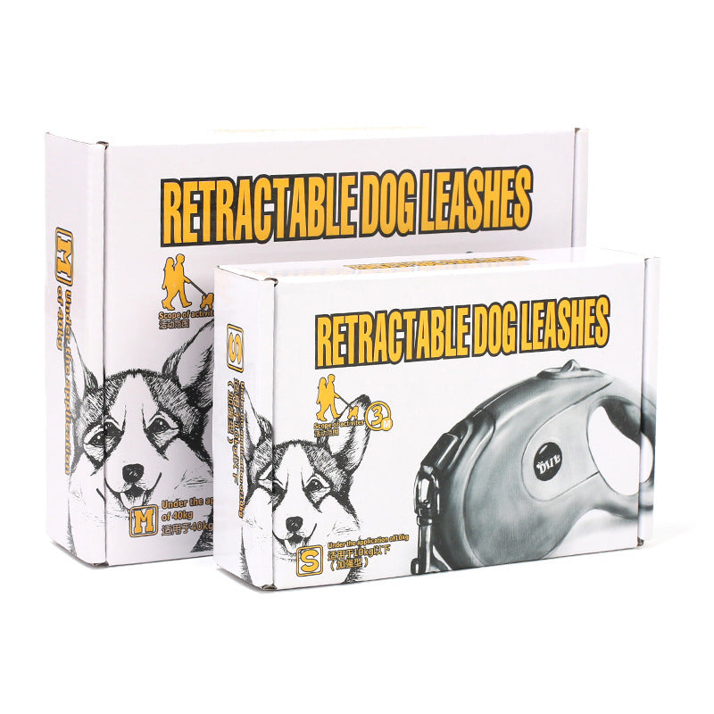 Automatic Retractable Dog Leash with Anti-Slip Handle