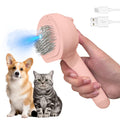 LALAKATS Cat Brush for Shedding Cat Steam Brush for Shedding Dog Brush for Shedding Cat Brushes for Indoor Cats Pet Steam Brush Pink