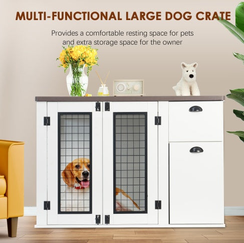 Furniture-Style Wooden Dog Crate – view 4