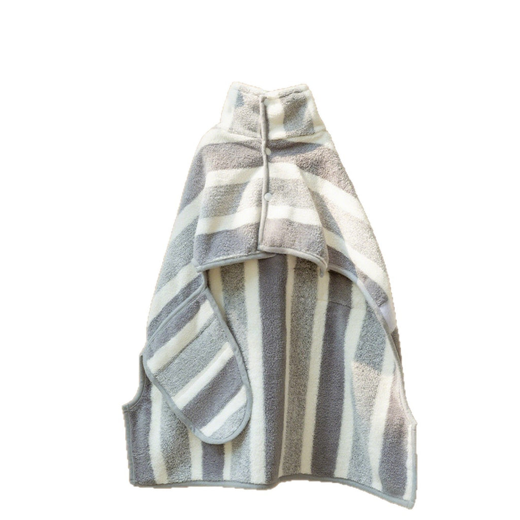 Wearable Absorbent Dog Bathrobe Towel