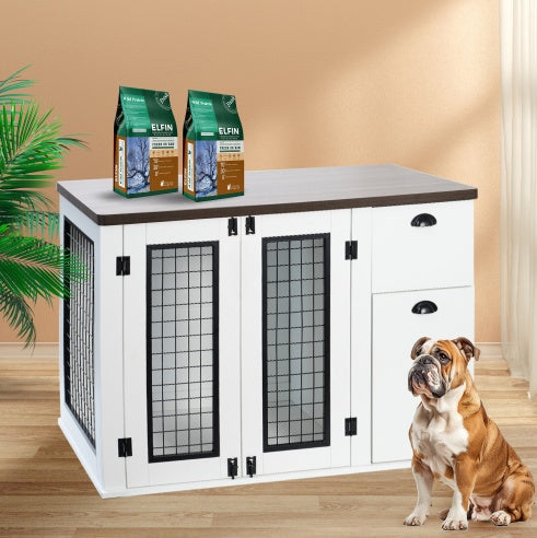 Furniture-Style Wooden Dog Crate