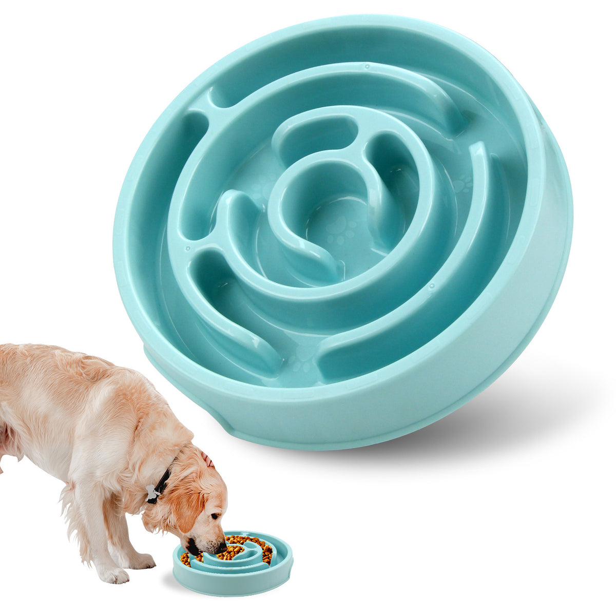 Slow Feeder Dog Bowl Puzzle Toy