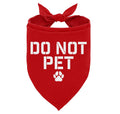 "Do Not Pet" Service Dog Bandana – additional view