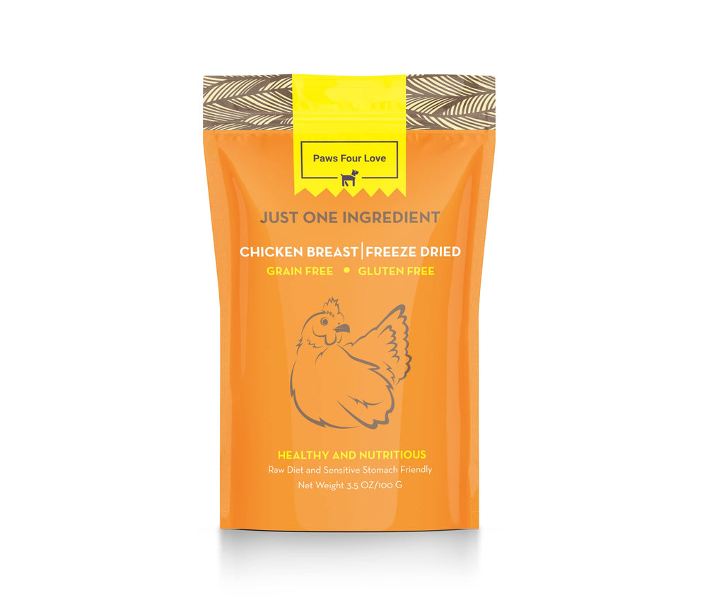 PawsFourLove Organic Freeze-Dried Chicken Dog & Cat Treats – additional view