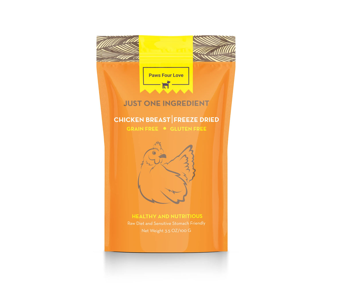 PawsFourLove Organic Freeze-Dried Chicken Dog & Cat Treats – additional view