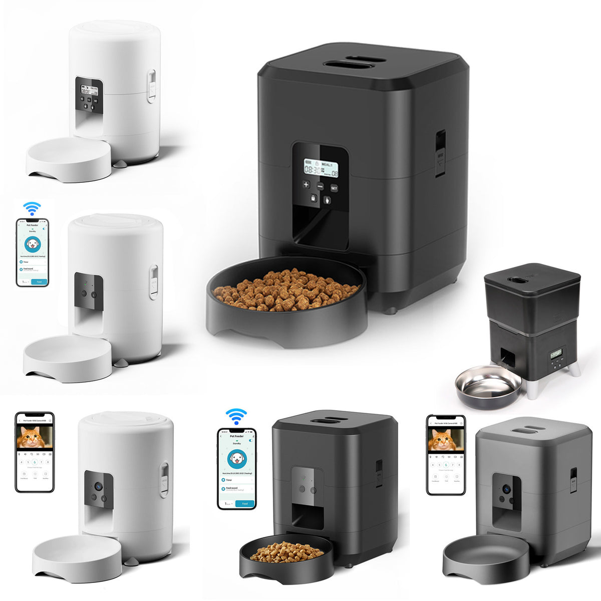 Smart Pet Feeder, WiFi Automatic Food Dispenser