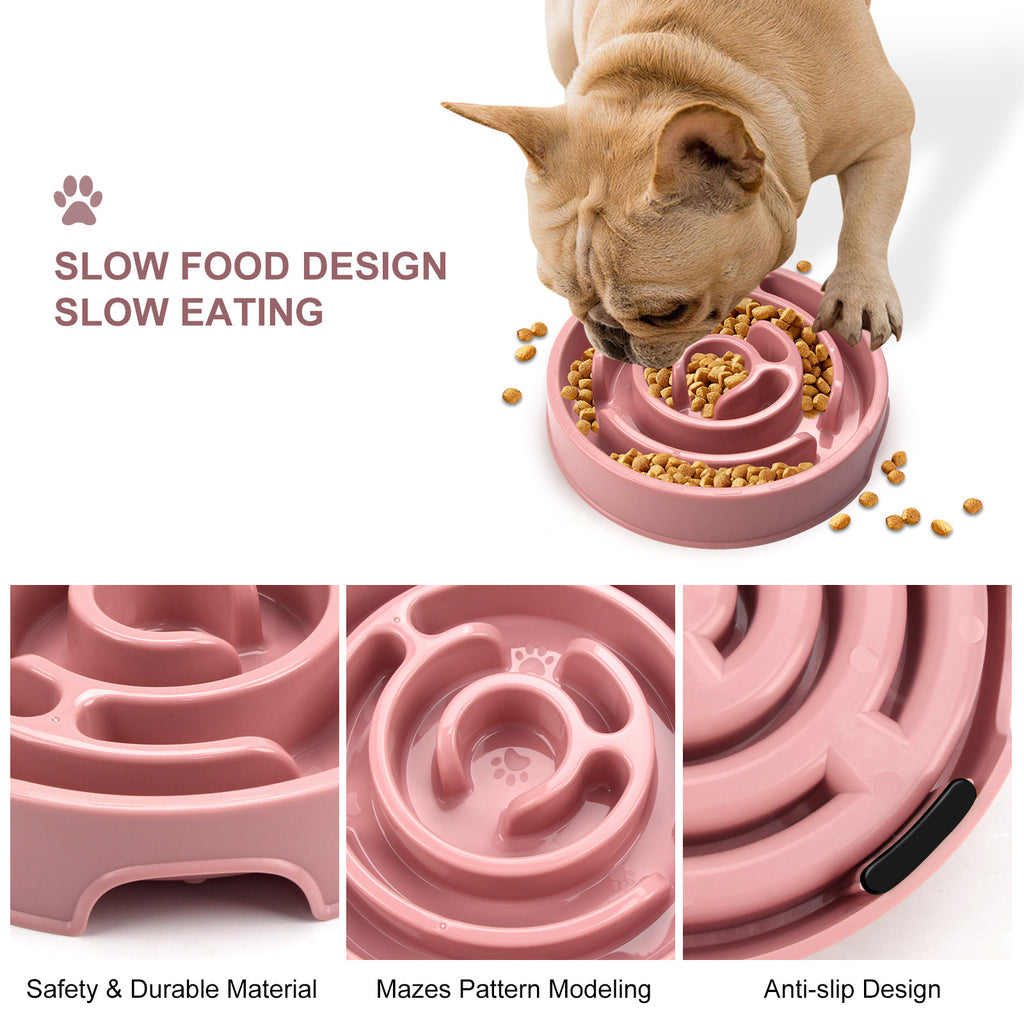 Slow Feeder Dog Bowl Puzzle Toy