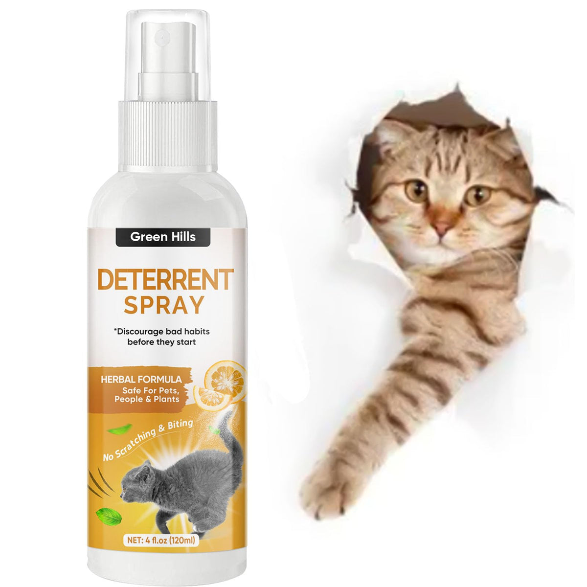 Cat Deterrent Spray for Furniture & Plants