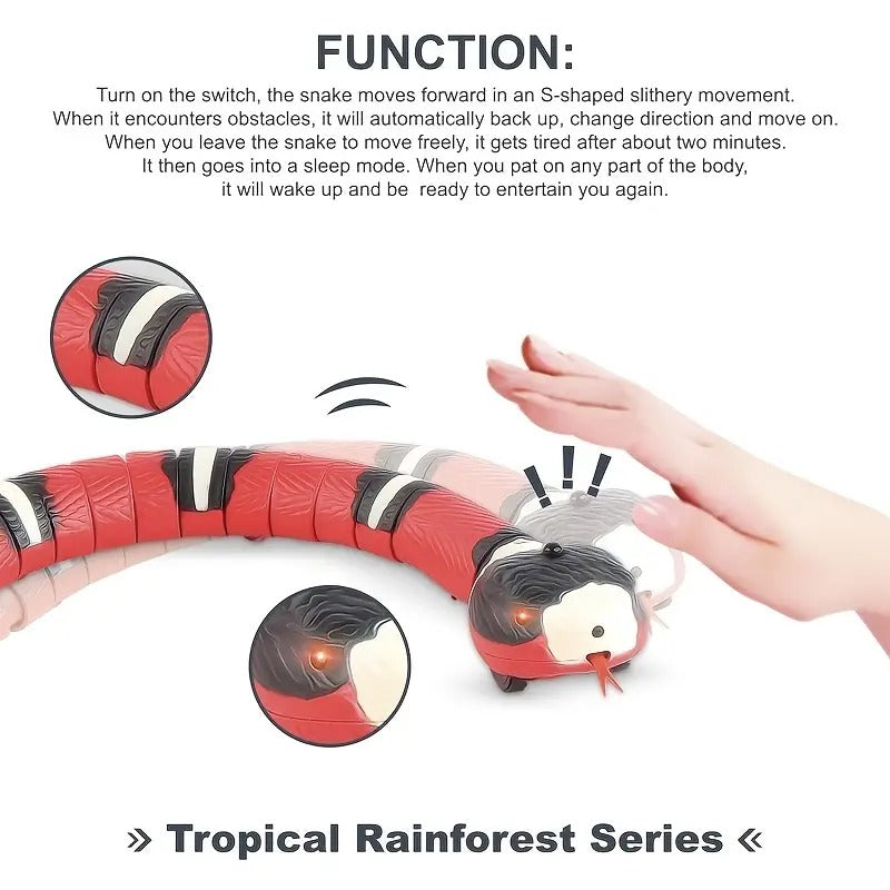 USB Charging Interactive Snake Toy for Cats – view 4