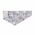 Elderberry Silver Fall Mod Floral Over-the-Collar Dog Bandana