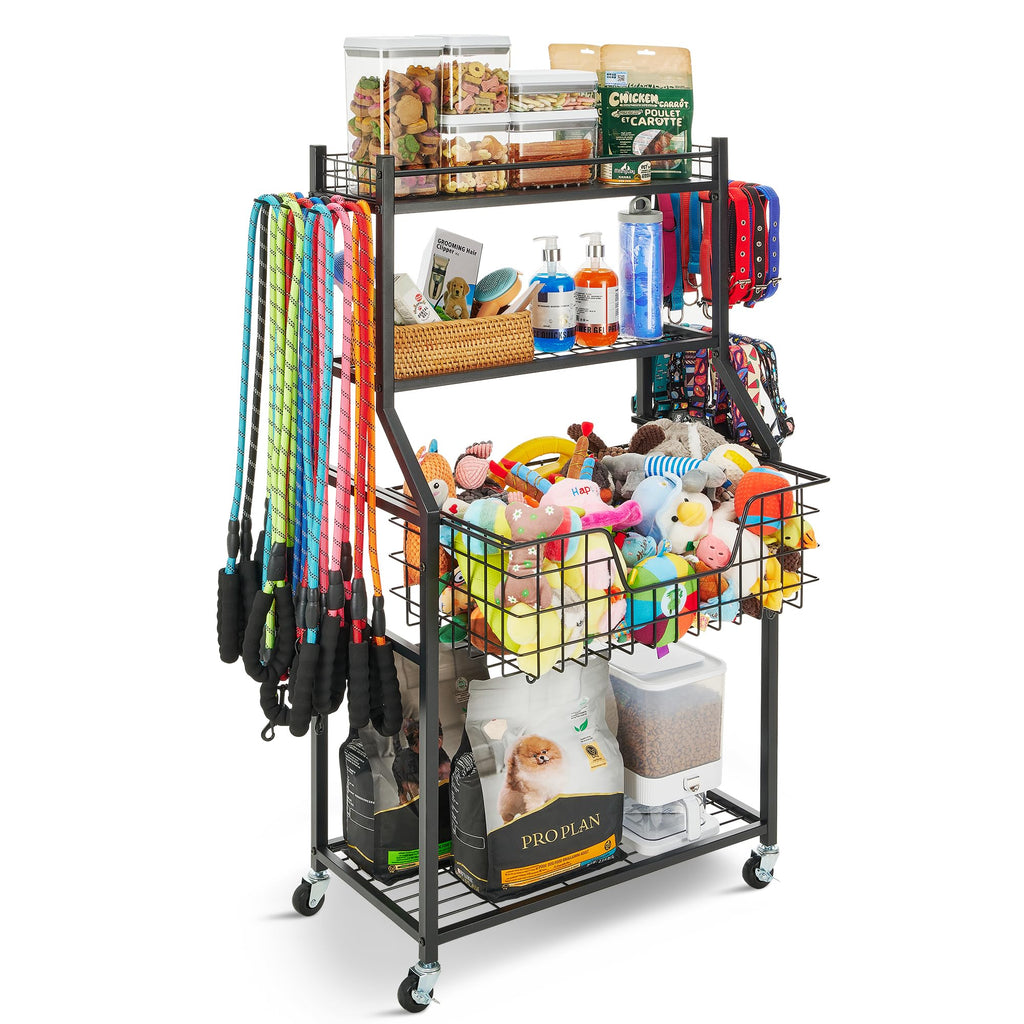 Rolling Dog Toy Storage Organizer – additional view
