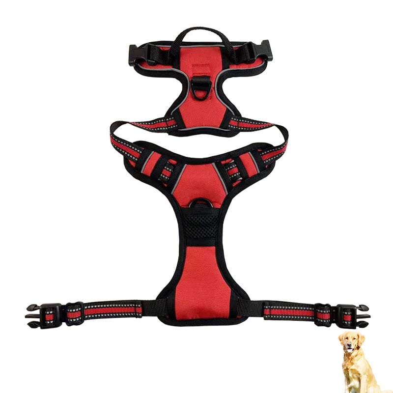 Reflective Nylon Chest and Back Harness for Dogs – view 2