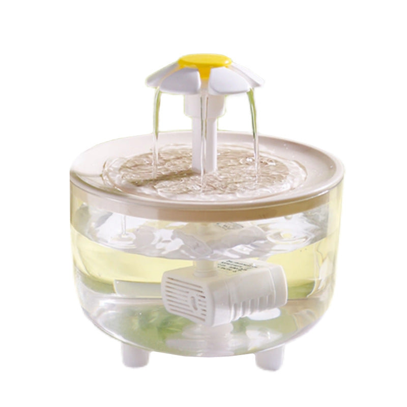 Automatic Cat Water Fountain ? USB Flower Pet Drinking Fountain