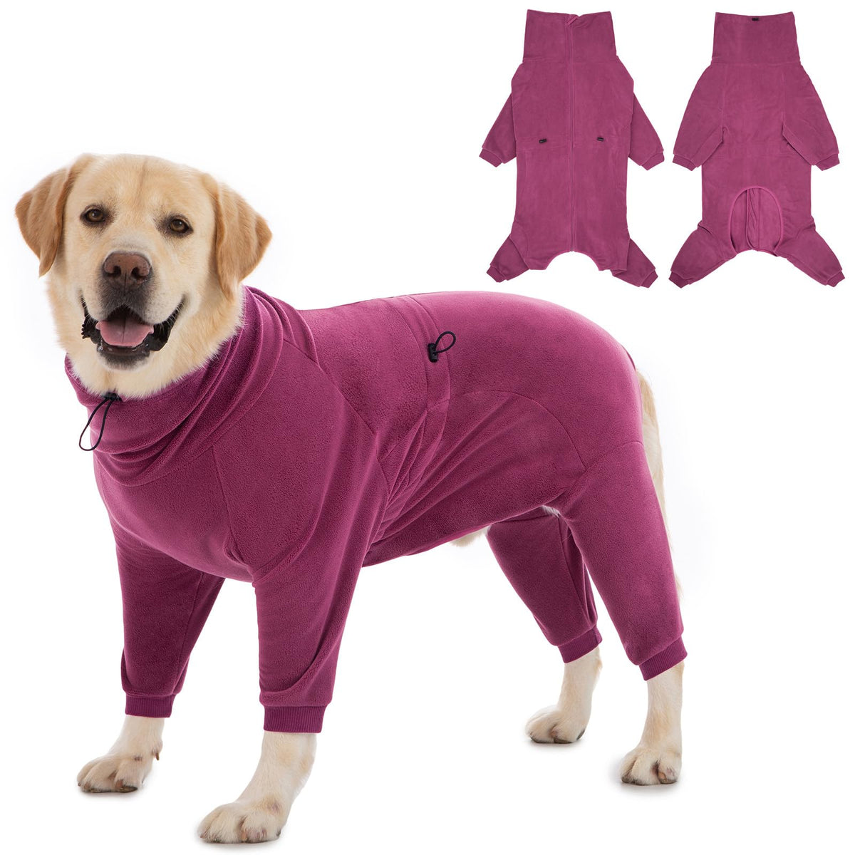 Cozy Full-Body Fleece Dog Winter Coat