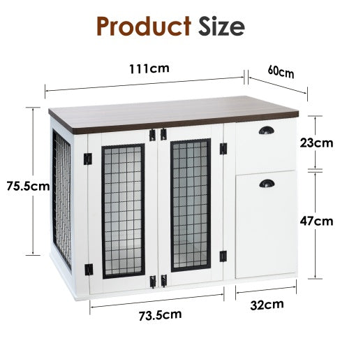 Furniture-Style Wooden Dog Crate – view 2