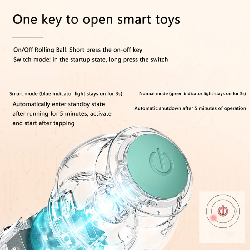 Automatic Rolling Ball Cat Toy – view 3