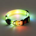 USB Rechargeable LED Illuminated Dog Collar with Leash