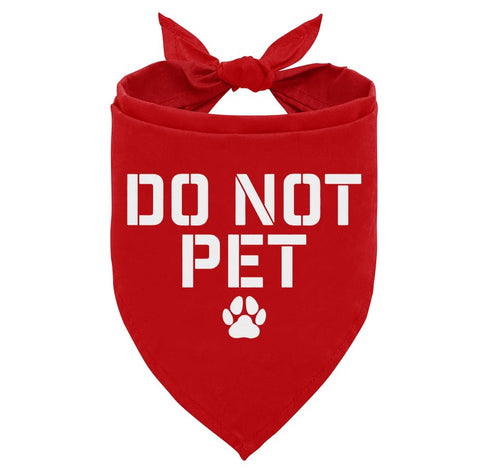 "Do Not Pet" Service Dog Bandana