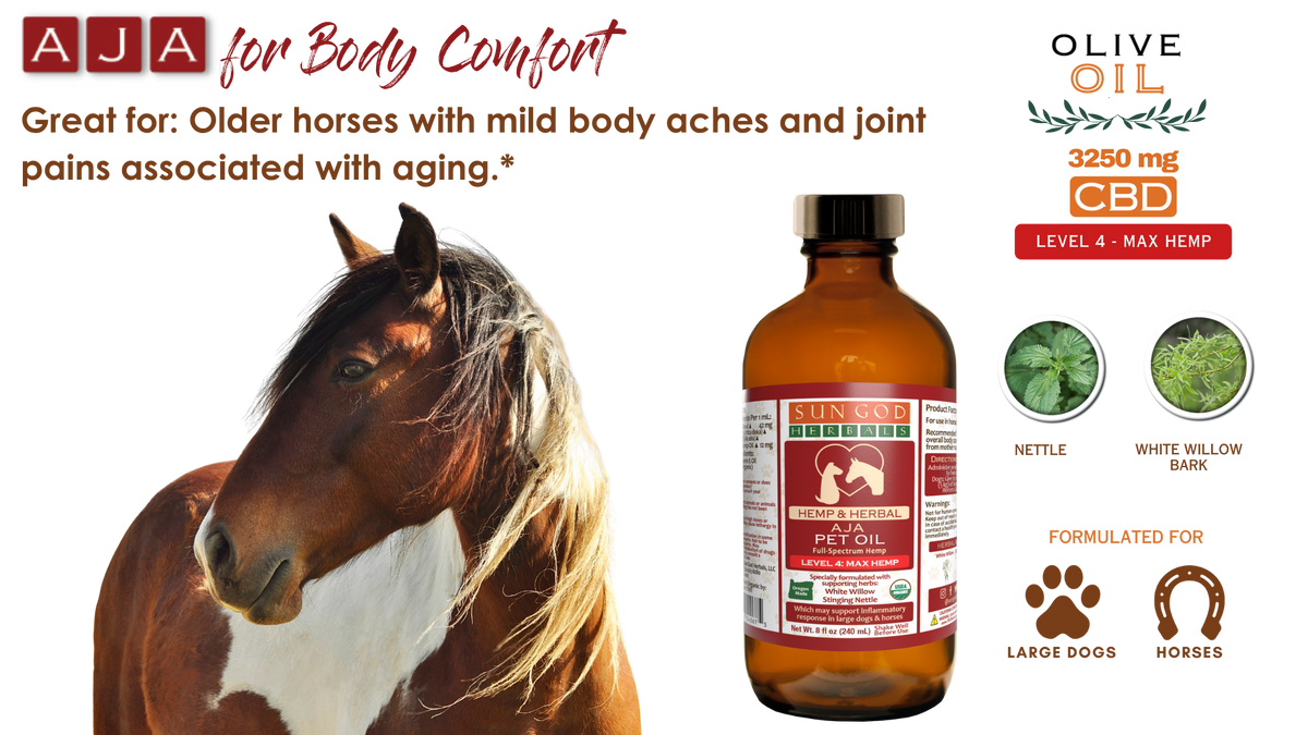Organic Hemp Pet Oil, Body Relief for Dogs & Horses – view 2