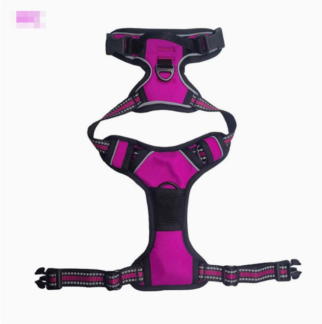 Reflective Nylon Chest and Back Harness for Dogs – view 3