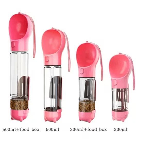 3-in-1 Portable Dog Water Bottle and Food Dispenser – view 5