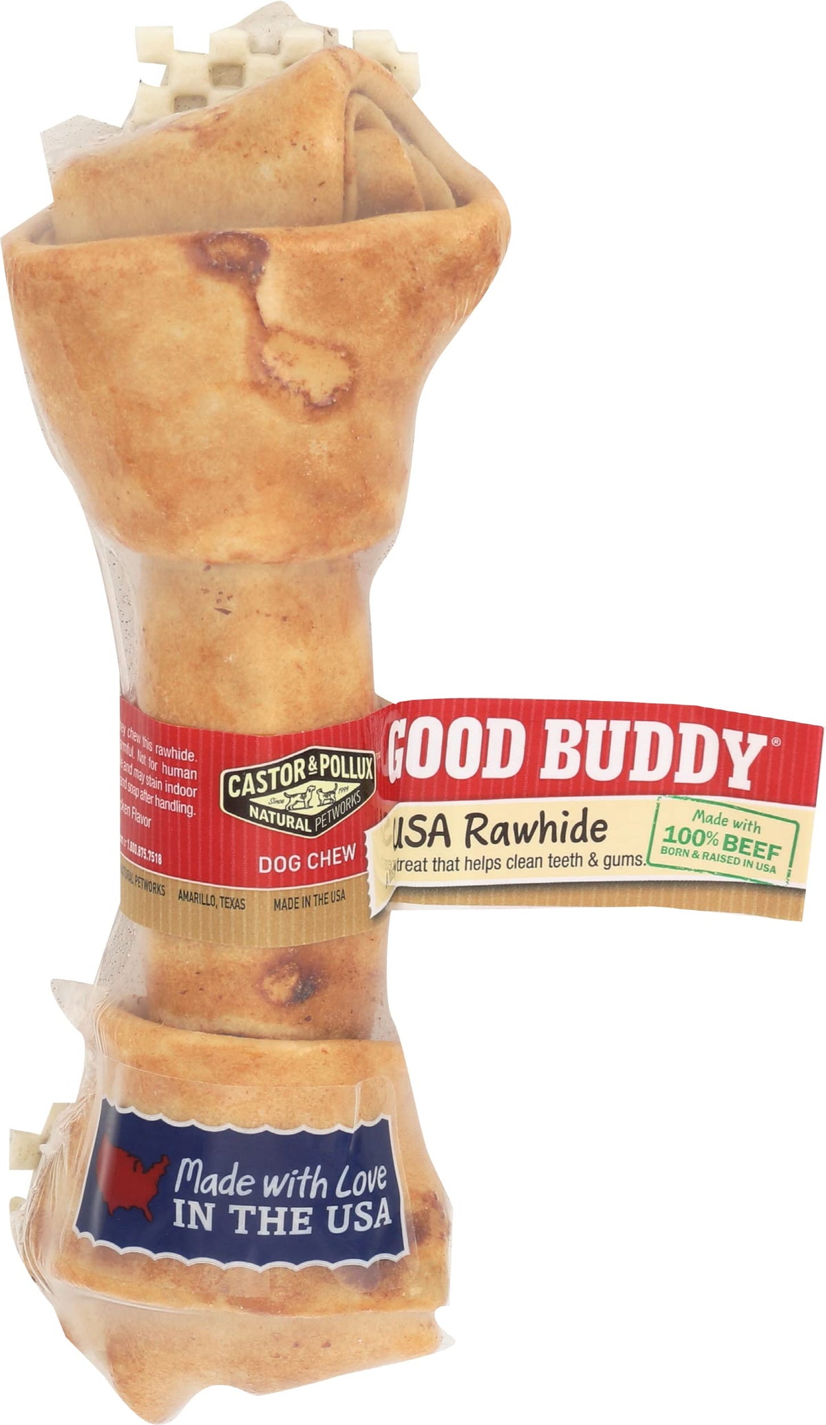 Castor & Pollux Rawhide Bone, Chicken – additional view