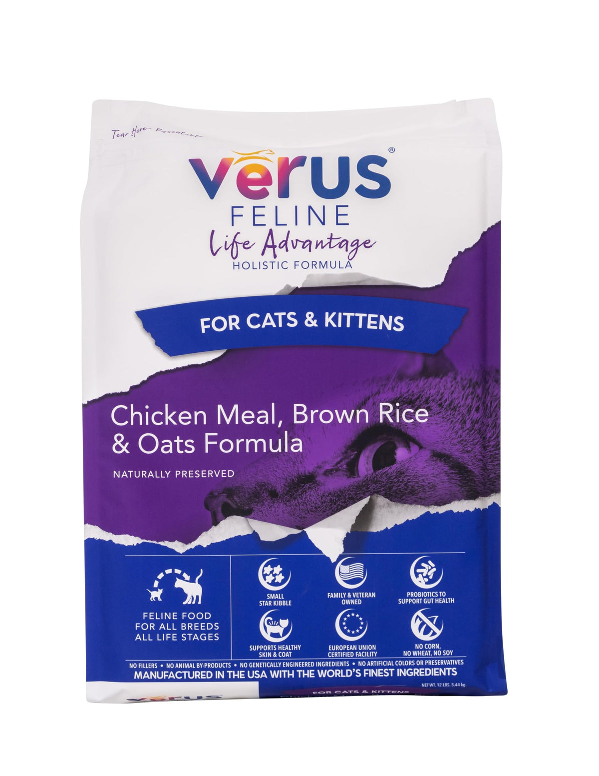 VeRUS Pet Foods Dry Cat Food, Chicken Feline Life Advantage – additional view