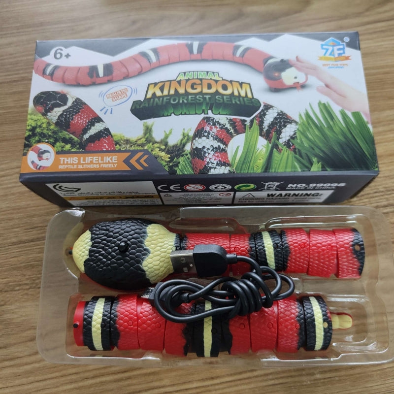 USB Charging Interactive Snake Toy for Cats – view 3