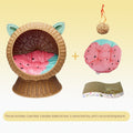 Woven Plastic Cat Bed