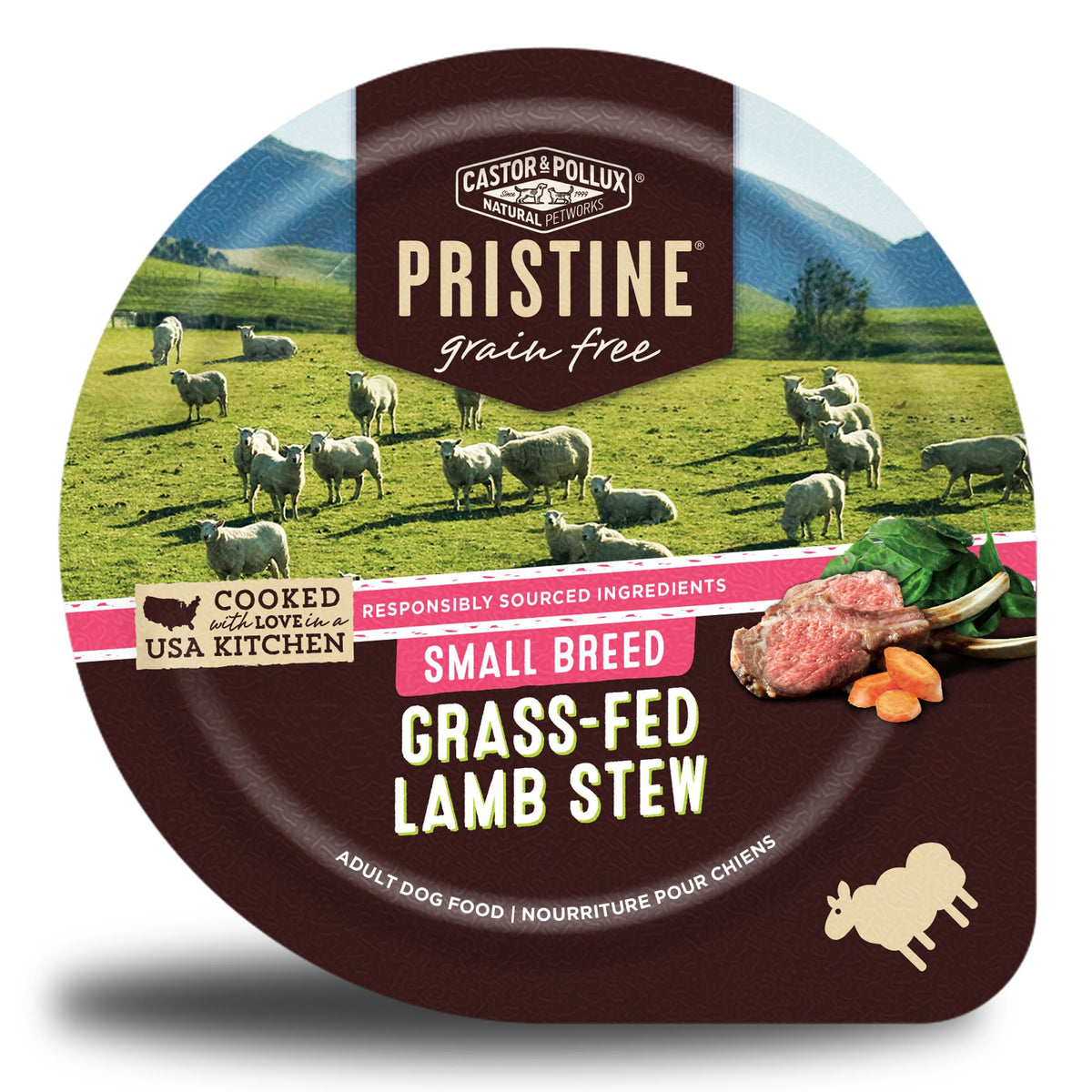 Castor & Pollux Pristine Grain-Free Lamb Stew Dog Food