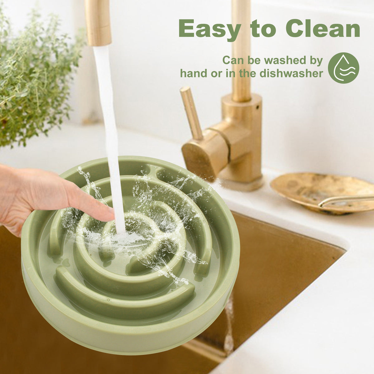 Slow Feeder Dog Bowl Puzzle Toy