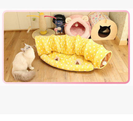 2-in-1 Cat Tunnel Bed – view 2