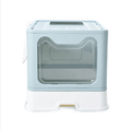 Foldable Enclosed Cat Litter Box - The Honest Habitat