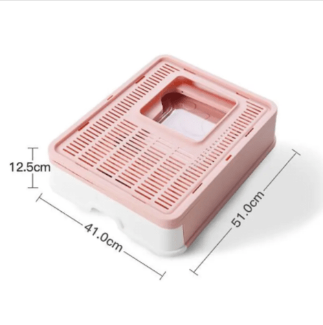 Foldable Enclosed Cat Litter Box - The Honest Habitat
